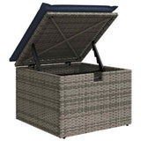 9 Piece Garden Sofa Set with Cushions Brown Poly Rattan Acacia 3327961