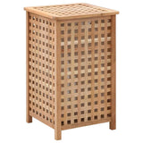 247603 Laundry Bin 39x39x65 cm Solid Walnut Wood