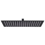 Rain Shower Head Stainless Steel 50x50 cm Square Black 147699