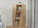 Side Shelf Artisan Oak 33 x 32 x 100.5 cm Engineered Wood 892426