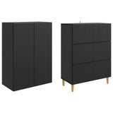 Cabinet Set 2 pcs 66 x 34.5 x 90 cm Engineered Wood 3416557