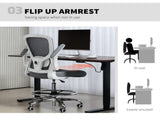 Draughtsman Chair, with Adjustable Lumbar - Charcoal Grey T3398P424994