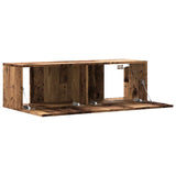 Wall Mounted TV Cabinet Old Wood 100x30x30 cm Engineered Wood 856018