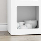 Sideboard White 59 x 35 x 80.5 cm Engineered Wood 891314