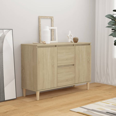 ZNTS Sideboard Sonoma Oak 101x35x70 cm Engineered Wood 806106