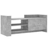 TV Cabinet Concrete Grey 100x35x40 cm Engineered Wood 848377