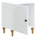 Bedside Cabinet 2 pcs White 43 x 34.5 x 50 cm Engineered Wood 894106