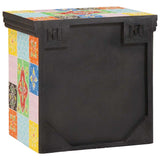 Bedside Cabinet with Drawer 2 pcs Multicolour 40 x 30 x 40 cm 4017589