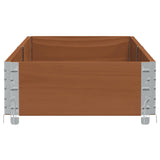 Garden Planter Brown 150x50 cm Solid Wood Pine 3295406