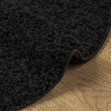 Shaggy Rug PAMPLONA High Pile Modern Black 240 cm 375292