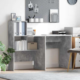 Desk Concrete Grey 131.5 x 50 x 106.5 cm Engineered Wood 869301