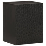 Bathroom Wall Cabinet Black 38x33x48 cm Solid Wood Mango 356839