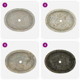 Sink Grey 53x40x15 cm Marble 149173