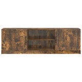 TV Cabinet Smoked Oak 150 x 31 x 47 cm Engineered Wood 895840