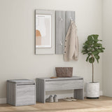 Hallway Furniture Set Grey Sonoma Engineered Wood 3120195