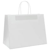 Paper Bags 250 pcs with Handles White 32x17x25 cm 4101621