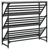 Shoe Rack Grey Sonoma 90x30x85 cm Engineered Wood 833431