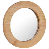 Wall Mirror 40 cm Teak Round 288805