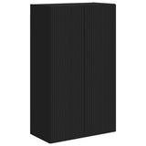 TV Wall Cabinet Black 59.5 x 31 x 100 cm Engineered Wood 892370