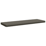 2-Piece Bench Cushions VUGHT 2 pcs 100% Polyester Grey 952001