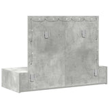 Dressing Table Grey 100 x 40 x 70 cm Engineered Wood 865238
