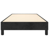Box Spring Bed Frame Black Single Velvet 3121189
