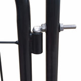 Garden Fence Gate 100x100 cm Anthracite 142293