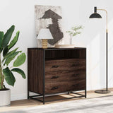 Drawer Cabinet Brown Oak 70x41x70 cm Engineered Wood 849088