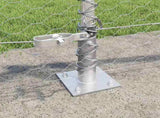 Welded Wire Fence with Concrete Base 100 x 0.5 m 3353860
