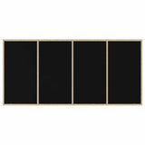 Garden Dining Set 7 pcs Beige and Black Poly Rattan 3365398