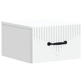 Wall-Mounted Bedside Cabinet 2 pcs White 34.5 x 33 x 20 cm 898936