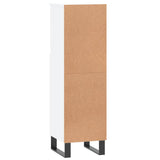 Bathroom Cabinet White 30x30x100 cm Engineered Wood 831564