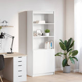 Highboard White 70x35x180 cm Engineered Wood 3328471