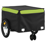 Bike Trailer Black and Green 45 kg Iron 94109