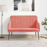 Bench Pink 110x76x80 cm Velvet 351467