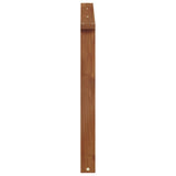 Armrest 2 pcs Natural 80 x 6 x 61 cm Solid Acacia Wood 900588