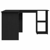 Corner Desk Black Oak 120 x 140 x 75 cm Engineered Wood 862450