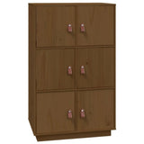 Highboard Honey Brown 67x40x108.5 cm Solid Wood Pine 820175