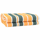 Awning Replacement Fabric Green and Yellow 1000 x 160 cm 42000832
