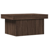 ZNTS Coffee Table Brown Oak 80x55x40 cm Engineered Wood 840869