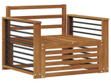 Outdoor Sofa Solid Acacia Wood Natural 3436364