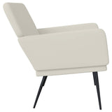 Bench Cream 108x79x79 cm Velvet 351390