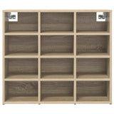 Shoe Cabinet Sonoma oak 77.5 x 30 x 67 cm Engineered wood 808714