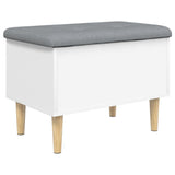 Storage Bench White 62x42x46 cm Engineered Wood 835068