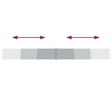 Patio Retractable Side Awning 140x1200 cm Anthracite 313389