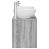 Bathroom Furniture Set 3 pcs Grey Sonoma 49.5 x 44.5 x 65 cm 3405912