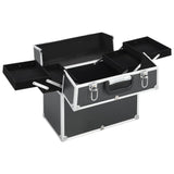 Make-up Case 38x23x34 cm Black Aluminium 91833