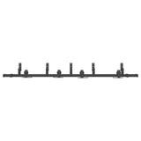 Sliding Door Hardware Kit 213,5 cm Steel Black 3295732