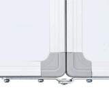 Magnetic Whiteboard Foldable 100x100x1.7 cm Aluminium 4005354