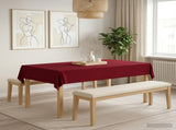 Table Cloth 5 pcs Rectangular Wine Red 110 x 160 cm 42040435